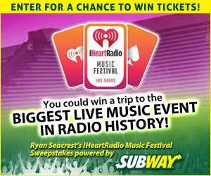 Ryan Seacrest iHeartRadio Music Festival 2011 Contest