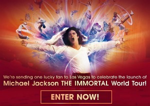 Michael Jackson The Immortal World Tour in Las Vegas Sweepstakes